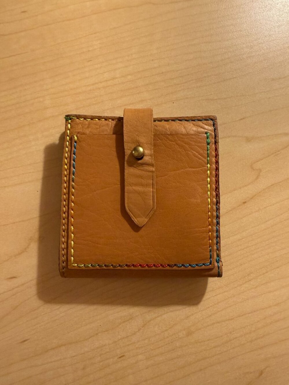 Madewell Rainbow Stitching Wallet
